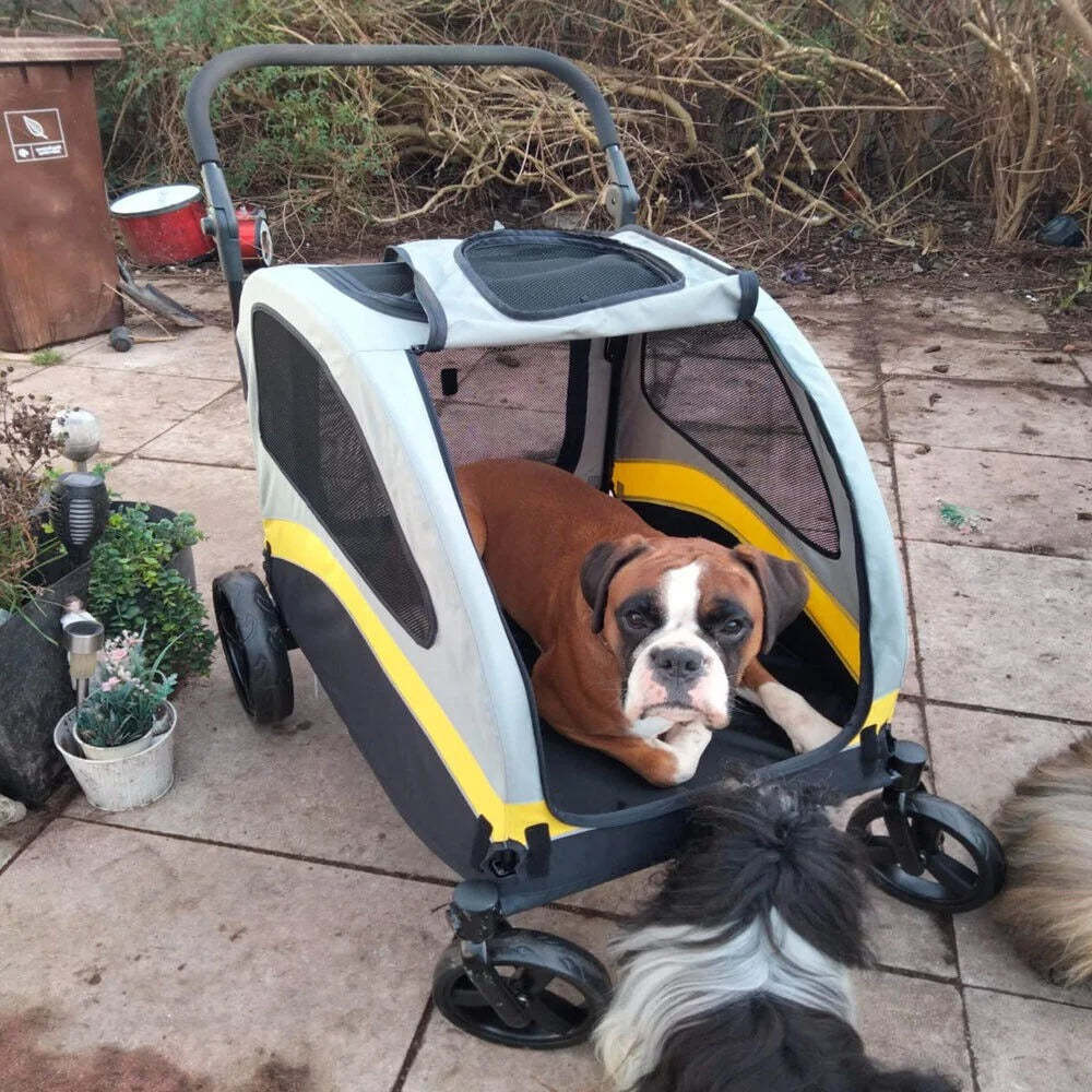 Poussette pour chien 4 roues