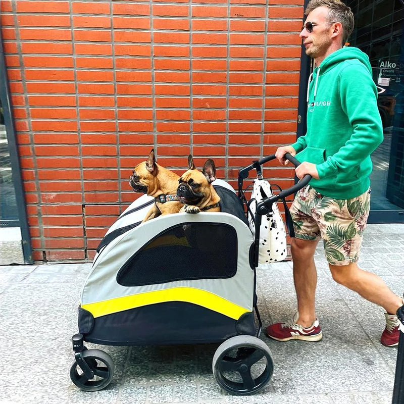 Poussette pour chien 4 roues