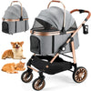 Poussette pour chien solide