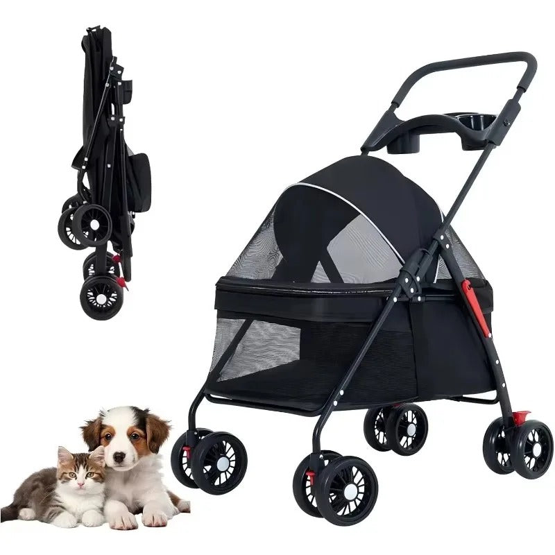 Poussette pour chien tout terrain