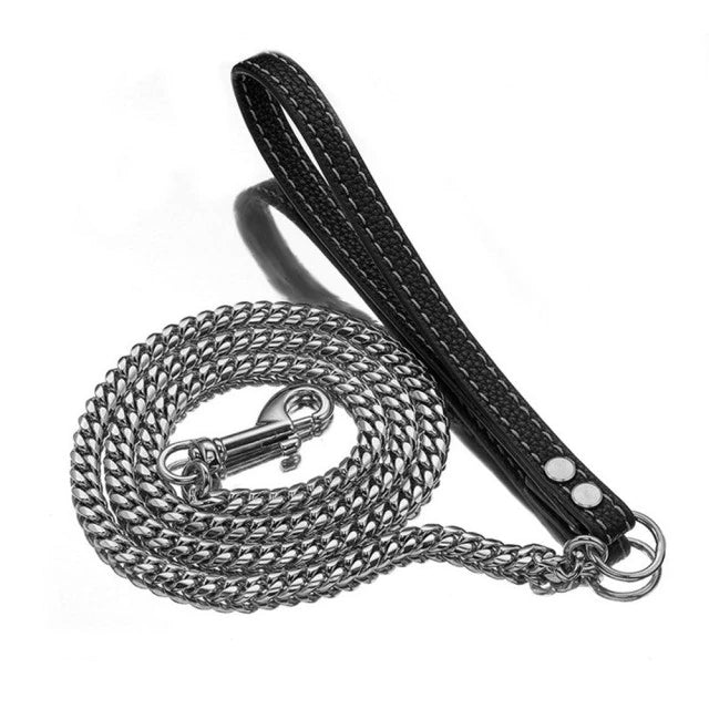 LAISSE EN CHAINE POUR GROS CHIEN - Gros-Chien.com