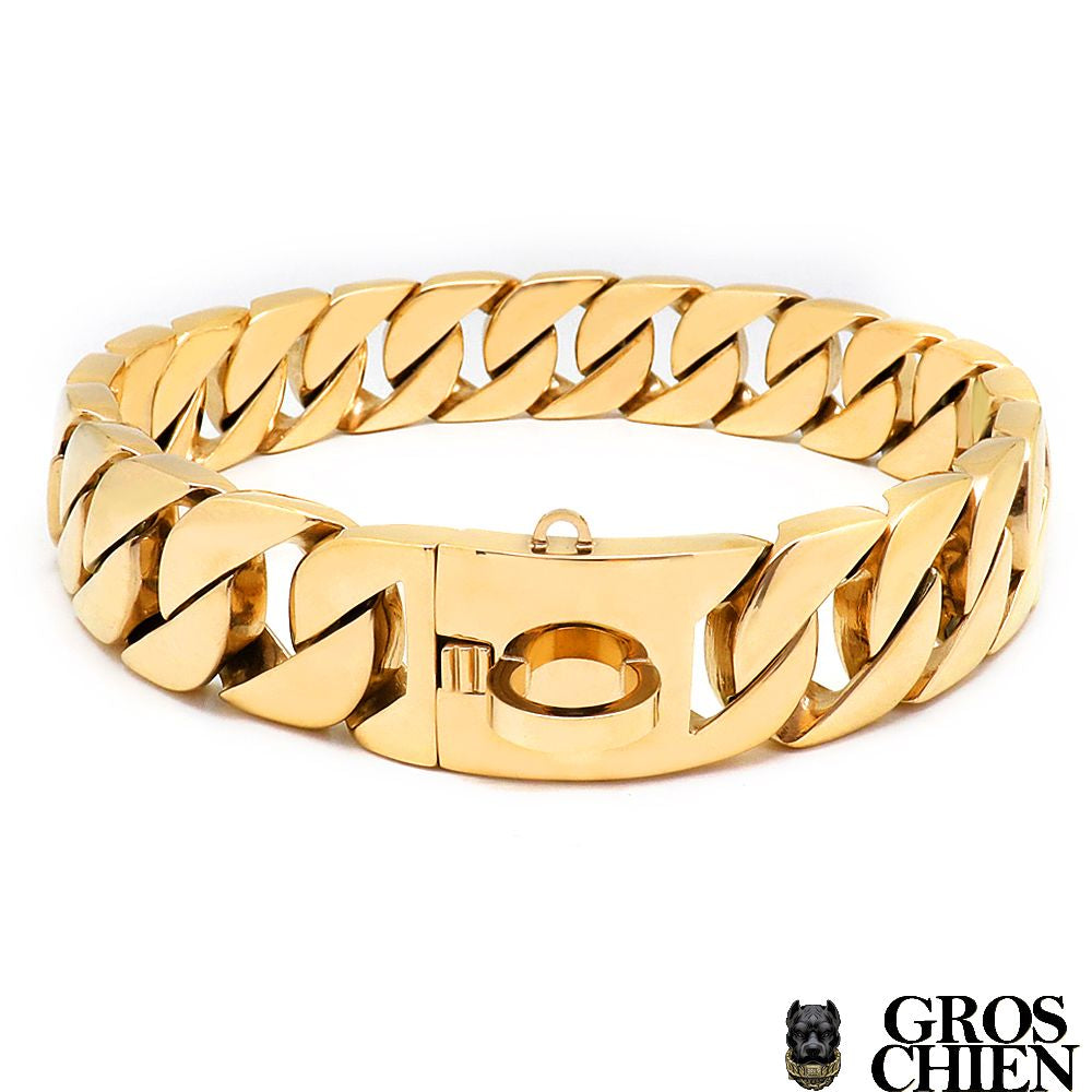 COLLIER GOLD ON GOLD