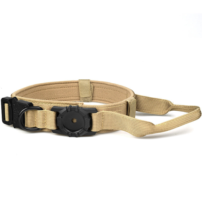 Pour collier de chien Airtag, collier de chien réglable avec  porte-étiquette d’air Nylon doux réfléchissant et néoprène pour petits  chiens de taille